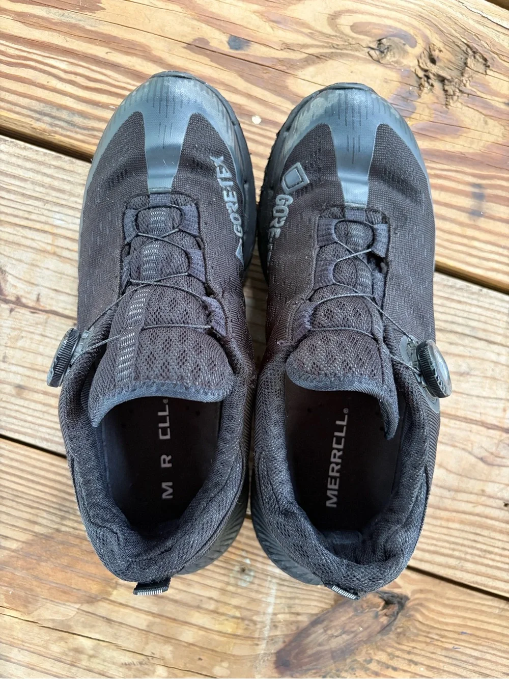 Merrell Black BOA Lace Trail Sneakers